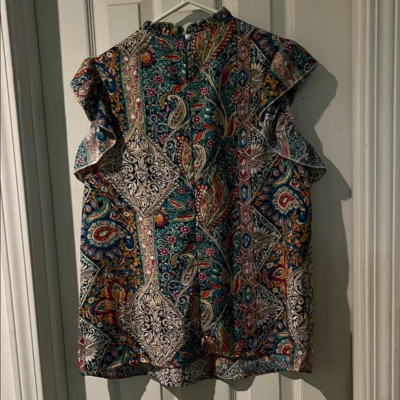 SHEIN Multicolor Floral Pattern Top - Picture 3 of 3